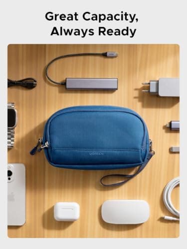 UGREEN Travel Tech Pouch, Cable Organiser Bag, Travel Essentials Organiser — view 2