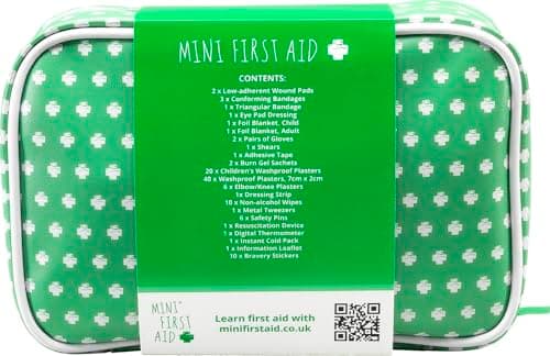 Family First Aid Kit - 115 Pieces Including Plasters, Bandages, Burn Gel, Thermometer, Cold Pack - for Car, Home, Travel, Camping and Hiking - As Seen on Dragons' Den — view 5