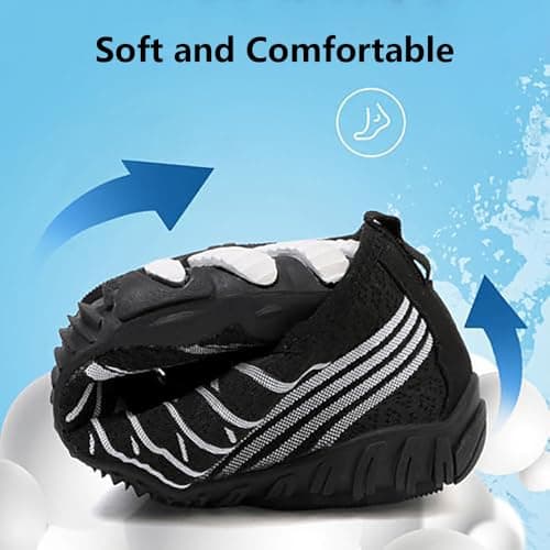 Grounding Shoes with Copper, Copper Hike Barefoot Shoes for Women Men, Waterproof Non-Slip Comfort Hike Shoe (8305Black, Adult, Women, 7.5, Numeric, UK Footwear Size System, Medium) — view 5