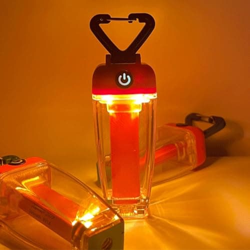 Travel Adventure Lantern - Carrot Shaped Torch, Compact Travel Torch, Rechargeable Field Light, Carrot Shaped Night Hiking Lantern | Slim LED Unit for Picnic Cycling Running Yard Tasks — view 3