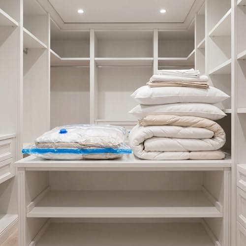 Jumbo Vacuum Storage Bags 2 Pack - 130 x 100 cm Extra Large Space Saver Compression Bags for Duvets, Bedding, Clothes - Reusable Airtight Seal Bags with Seal Valve for Home & Travel — view 3