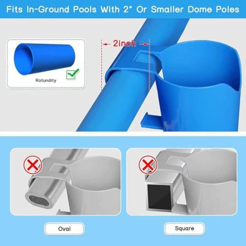 Pool Cup Holders - Spill-Proof Ground Mount | 4 Pack — view 3
