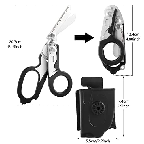 6-in-1 Emergency Response Shears Multi Tool with Holster, 8.1 Inch — view 3