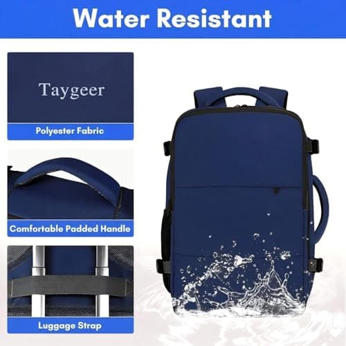 Taygeer Easyjet Cabin Bag 45x36x20 Underseat, Travel Backpack Women — view 5
