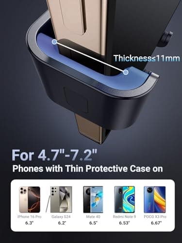 UGREEN Car Phone Holder Air Vent, Gravity Phone Mount for Cars Cradle — view 6