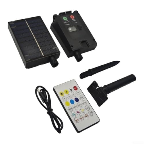 Vasiumic Remote‑Controlled Solar Lantern, Rechargeable Camping forlight — view 4