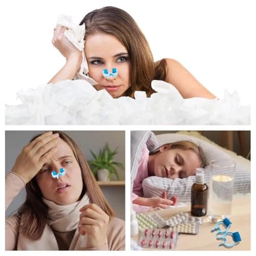 KAEGOUSY 6 Pcs Nose Stop Clips Plastic Foam Nose Clips Nose Bleed Stopper Nasal Clip for Accidental or Emergency Condition — view 5