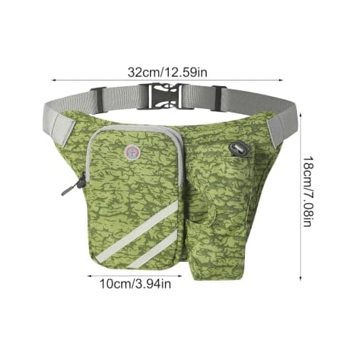 Fanny Pack | Adjustable Workout Travel Fanny Pouch with Water Bottle Holder — view 6