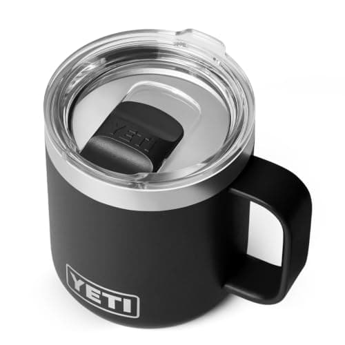 YETI Rambler 10 oz (295 ml) Stackable Coffee Mug, Black
