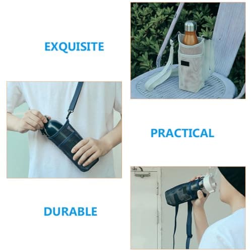 2pcs Mesh Water Bottle Pouch for Camping and Outdoor Travel — view 3