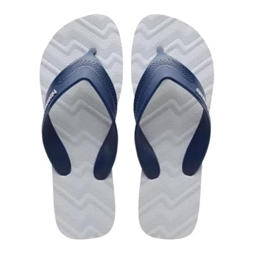 Havaianas Track Waves Men Flip Flop, Ice Grey, 8 UK