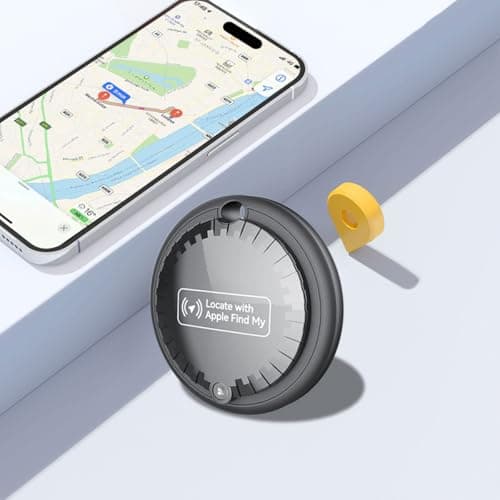GPS Tracker Tag for Vehicles Work with Apple Find My (iOS only), Car Tracker No Monthly Fee or Subscription, Global Coverage Mini Air Tracker Device for Kid Dog Cat Luggage Bike — view 5