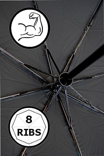 2 in 1 Sun and Rain Windproof Strong UV Umbrella - UPF50 SPF50 Sun Umbrella — view 5