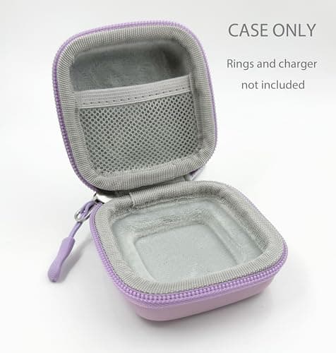 Protective Travel Case for Oura Ring 5/Oura Gen 4 – Compact Carrying Case for Oura Ring, Charging Dock & Cable — view 4