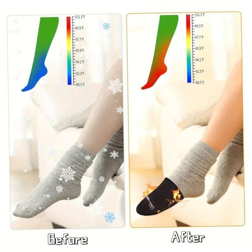 Neoprene Toe Covers 4 Pairs Winter Thermal Feet Warmers Elastic Toe Warmers for Cycling Running Hiking Ice Baths, Black — view 2