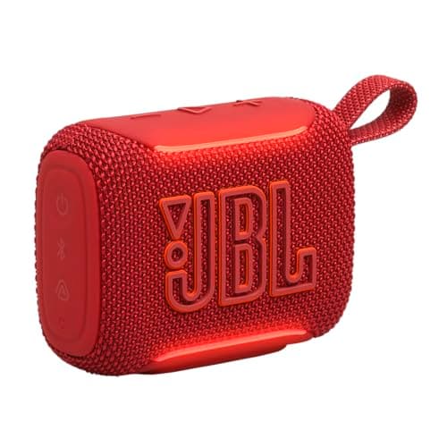 JBL Go 5, Ultra‑Portable Bluetooth Speaker, Waterproof, Red