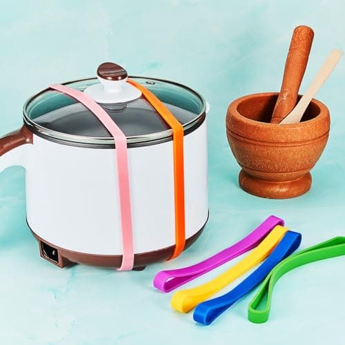 Outus 10pcs 7in Large Silicone Rubber Band, Rainbow, High Resilience — view 5