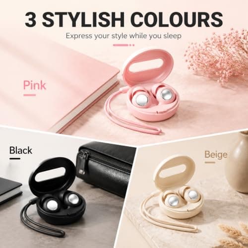 Noise Cancelling Ear Plugs for Sleep & Sleeping, Reusable Silicone Earplugs for Travel, Concerts & Side Sleepers, Ultra-Soft Noise Reduction for Snoring & Tinnitus Relief, 4 Sizes (Pink) — view 6