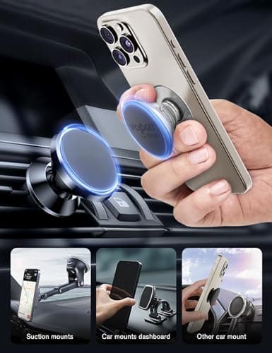 volport Self Adhesive Metal Plate Round for Magnetic Car Mount Phone Holder & Expanding Collapsible Grip: 40 mm Thin Sticky Circle Magnetic Disc Replacement for Popsocket, Phone Case, Smartphone — view 6