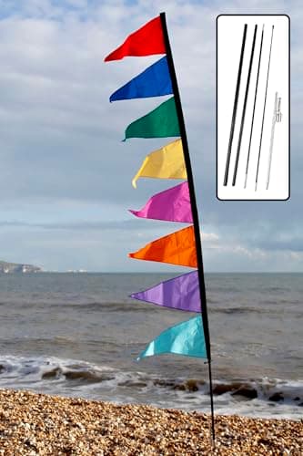 Festivology Festival Pole - Fiesta Vibes (Choice of Poles Available) (3.4m Super Strong Pole)
