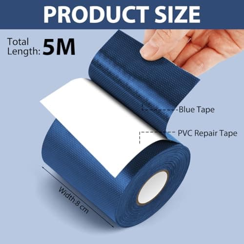 APXEL Tent Repair Tape, 8cm x 5m Heavy Duty Patch — view 2