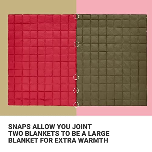 KingCamp Camping Blanket, Lightweight Warm Multifunctional, 200×144cm — view 4