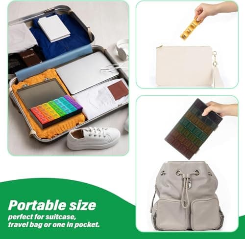 Yaklim Weekly Tablet Organiser 7 Day 4 Times a Day, Large Pill Box — view 5
