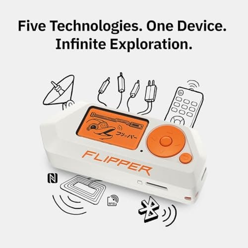 Flipper Zero Starter Pack with WiFi Dev Board, Silicone Protective Case, 3x Screen Protectors – Portable Multi-Tool for RFID, NFC, IR, GPIO & Wireless Testing — view 2