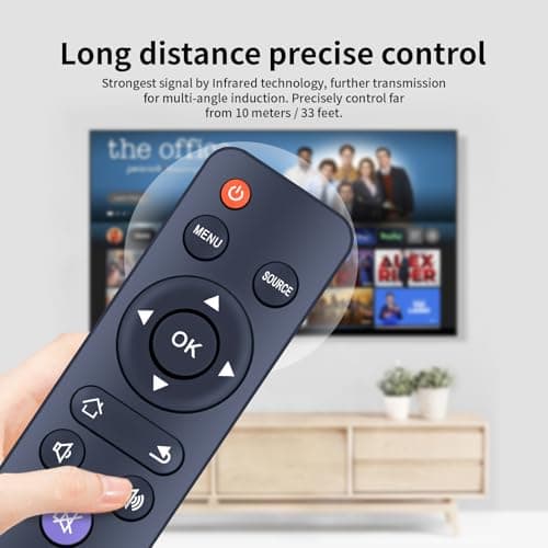 TCNOUMT Replacement Remote Control fit for WiMiUS S27 Portable Projector — view 6