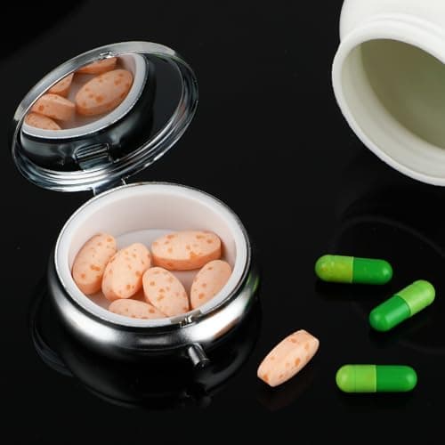 Sibba Portable Pill Case,Small Medicine Box,Pocket Pill Container,Butterfly — view 5