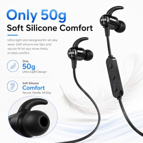 UXD Bluetooth In-Ear Headphones, Wireless Sports Earbuds — view 3