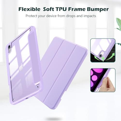 ProCase Smart Case for iPad Mini 7/6 8.3" -Purple — view 3