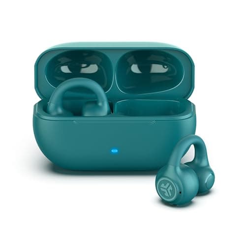 JLab Flex Open Ear Earbuds - Bluetooth Multipoint, Teal
