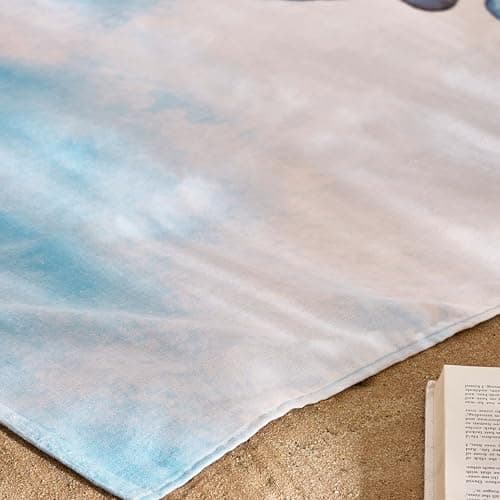 Catherine Lansfield Octopus76x160cm Cotton Beach Towel Blue — view 2