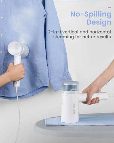BEAUTURAL Foldable Handheld Garment Steamer — view 4