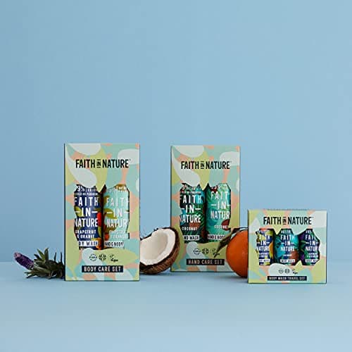 Faith In Nature 3 x 100ml Natural Body Wash Travel Gift Set, Vegan & Cruelty Free, No SLS or Parabens — view 6