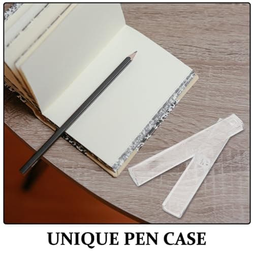 Kichvoe 10pcs Plastic Pen Box with Fixed Ring Design for Pencils — view 3