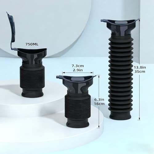 Pee Bottles for Men, Portable Toilet, Collapsable Portable Urinal 750ML — view 6