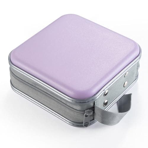 LIOVODE DVD Case, 48 Capacity CD Case Hard DVD Storage Organizer for Car — view 5