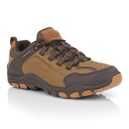 Northwest Territory Corbett Men's Leather Walking Shoes, Taupe, Size 10