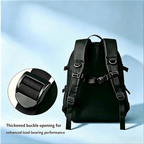 LncBoc 4-Pack Metal Ladder Lock Buckles - 1 inch(25mm) Adjustable Nylon Backpack Accessory, Heavy-Duty Bag Webbing Adjuster Replacement for Belt Buckles, Backpack Clips, Luggage Straps, Dog Collars — view 4