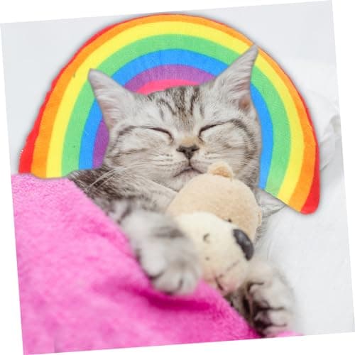 HAPINARY 6 Pack Fluffy U Shaped Cat Pillow for Indoor Cats, Washable Polyester and Pp Cotton, Neck Support Comfort Toy for Sleeping and Relaxing — view 6