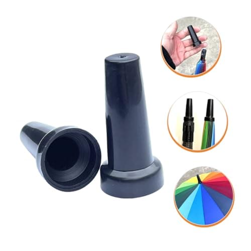 VOSAREA 2pcs Umbrella Tip Caps Replacement Umbrella Tops Protective Caps for Outdoor and Rain Repair Kit Suitable for Garden Cover and Sun Accessories — view 5