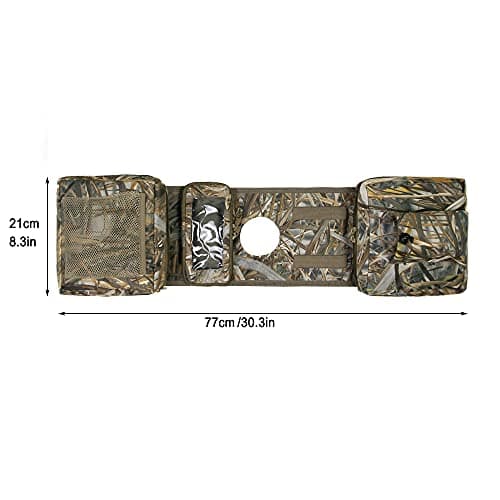 MYDAYS ATV Saddle Bag,Cargo Tank Phone Bag Storage Luggage for ATV UTV Snowmobile Motorcycle (Camo1) — view 2