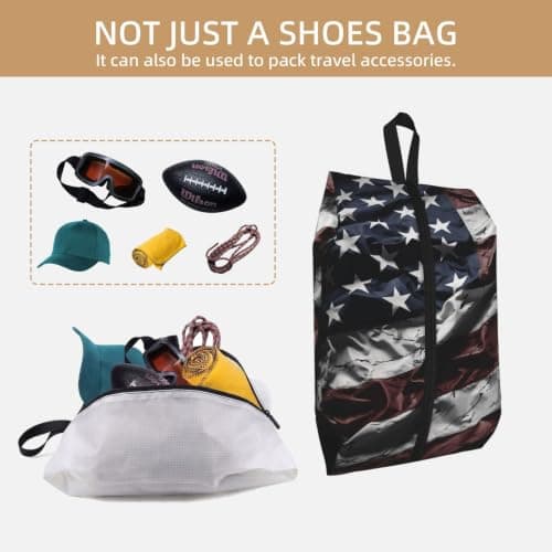 Shoe Bags For Travel Large Waterproof Travel Shoe Bag With Handle, 1 PC — view 5
