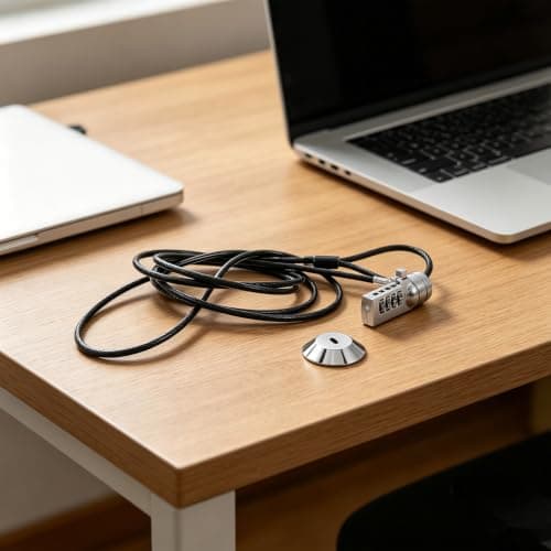 Laptop Cable Lock with Combination Security for Laptops and Projectors — view 6