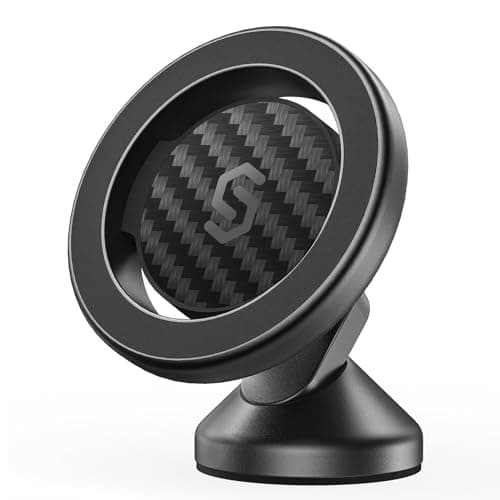 SYNCWIRE MagSafe Car Mount,Adjustable Magnetic Phone Holder,Titanium Silver