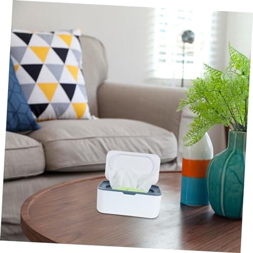 Tissue Box Large Capacity Plastic Refillable Wipes Dispenser Box — view 6