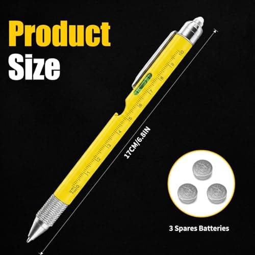 Tactical Pen - 2 Pack 9 in 1, LED Light, Screwdrivers & Phone Holder — view 4