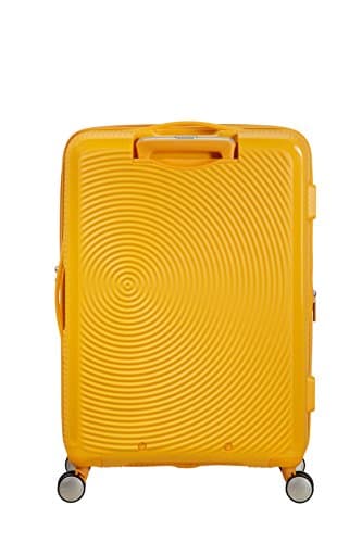 American Tourister Soundbox - Hard Shell Suitcase 67 cm Medium - Trolley Suitcase with 4 wheels, TSA Lock, Expandable & Light - 71.5/81 L - Yellow (Golden Yellow) — view 4